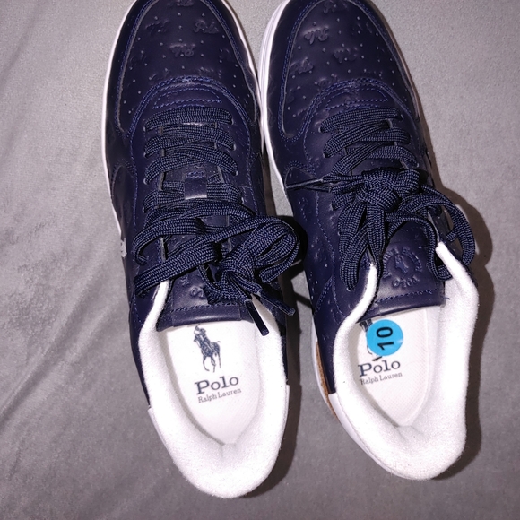 Polo by Ralph Lauren  Men's Navy Blue Sneakers - Picture 2 of 5